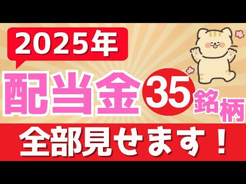 【高配当生活】不労所得最高！2025年はいくら貰った？