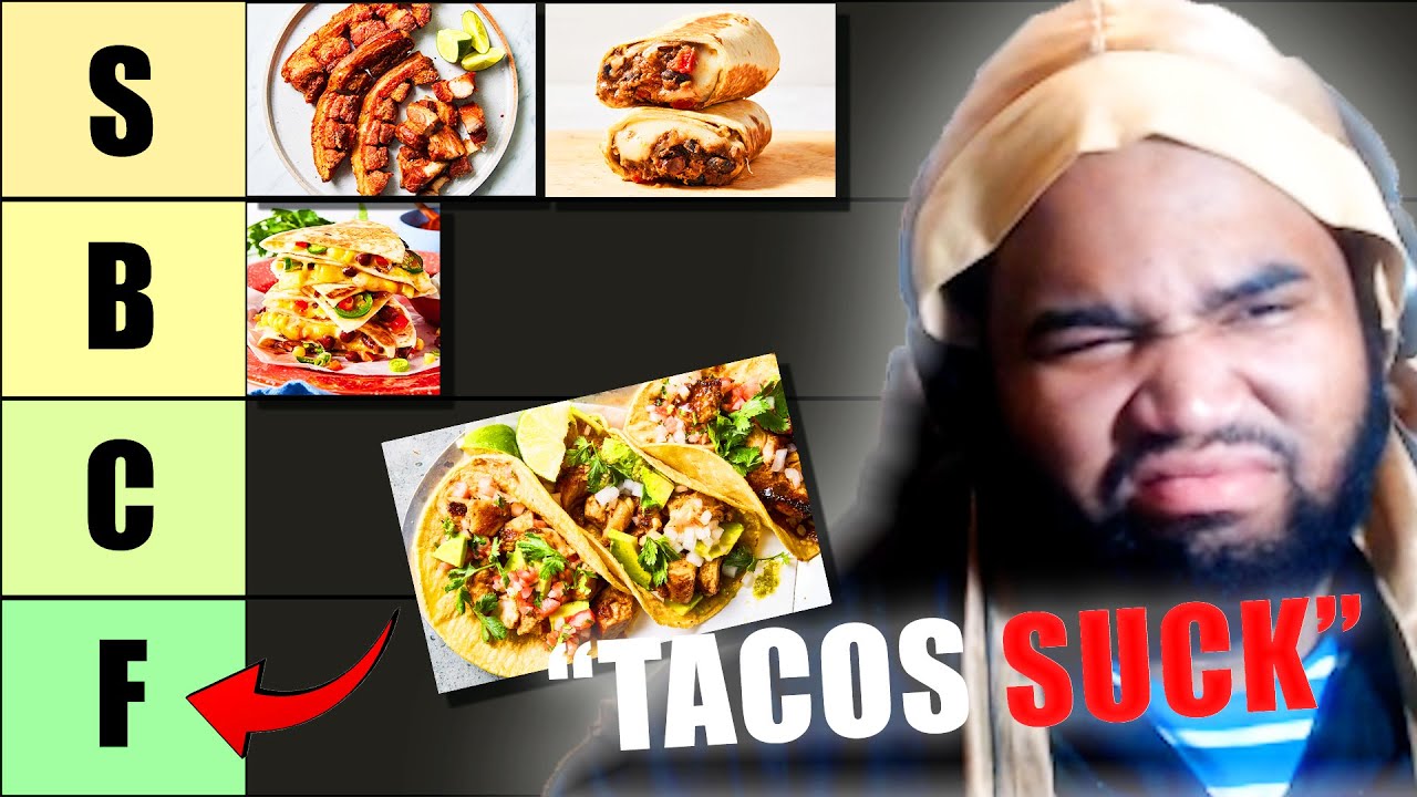 TRYING (and failing) To Make The BEST Mexican Food Tier List...