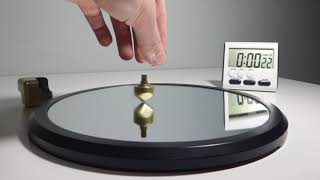Magnetic Cube Spinning Top Follows Magnetic Attraction While Spinning for 1:19