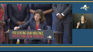 Gun reform laws signed in New York; must be 21 to buy a semi-automatic weapon