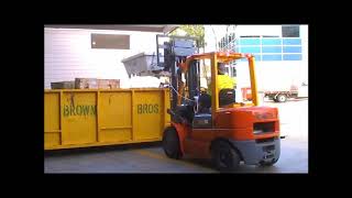 Forklift Tipping Bins (Lever Release) - MWFL Series