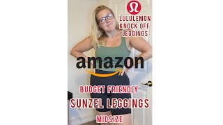 *MIDSIZE Try On Haul* //Sunzel Leggings//Amazon Finds//Knock Off Lululemons screenshot 4