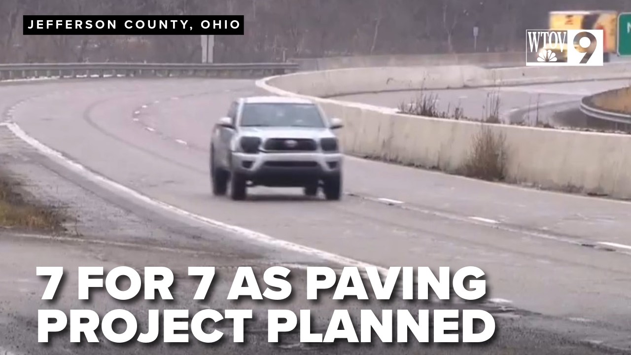 $5.3M State Route 7 resurfacing will cover 7 miles from Brilliant through Steubenville