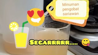 Resep minuman pencegah sariawan dan panas dalam  pada musim panas #TKW #HONG KONG