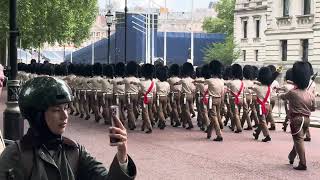 Coldstream Guards Preparing for the King’s Birthday Celebration
