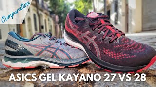 ASICS Gel Kayano 28 vs Kayano 27 | ¿Qué ha cambiado la zapatilla indicada para los pronadores? - YouTube