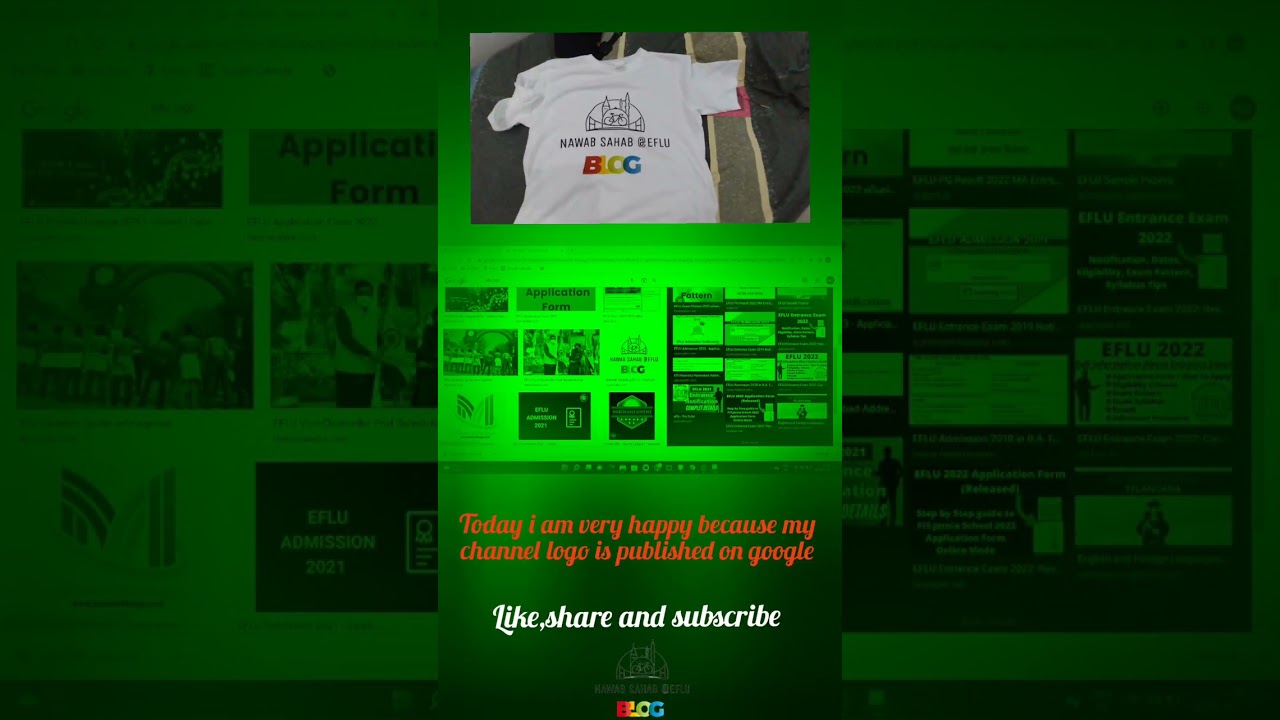 Today i am very happy because my channel logo is published on google | EFLU | 