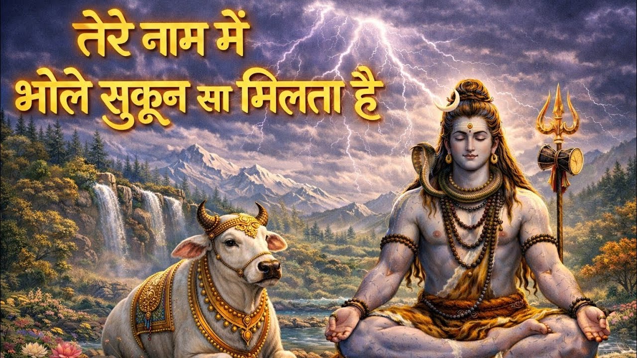 तेरे नाम में भोले सुकून सा मिलता है 🙏 |  शिव भजन | Arijit Singh style Shiv Bhajan | Devotional Song