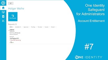 One Identity Safeguard | Safeguard for Administrators #7 | Account Entitlement