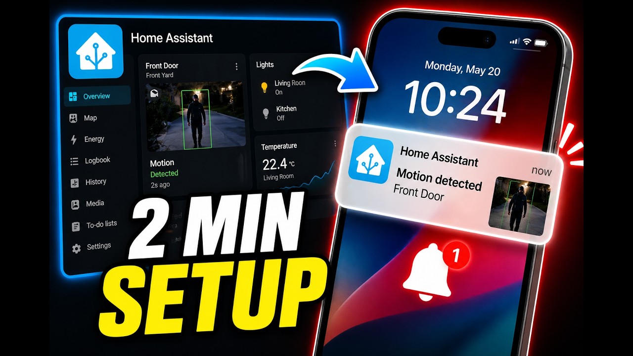 Home Assistant Push Notifications in 2 Minutes - YouTube