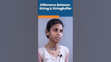 Java Interview Question | Difference Between String & StringBuffer | #shorts #kiransir #freshers