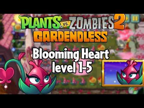 All "Get Blooming Heart" level in Gardenless | Plants vs Zombies 2 Gardenless
