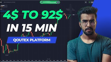 الخيارات الثنائية تحويل 4$ الى 92$ بأربع صفقات فقط في منصة كوتيكس بطريقة ربط الفريمات