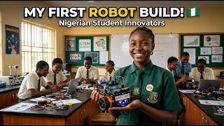 Students assembling and coding robot