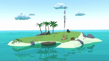 Low-Poly Tropical Island