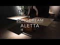 songdreamの伸長式テーブル“ALETTA”にセラミック天板が仲間入り!