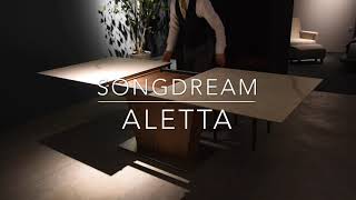 songdreamの伸長式テーブル“ALETTA”にセラミック天板が仲間入り!
