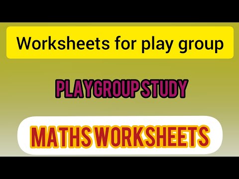 #playgroupstudy Maths Worksheets||Playgroup Study||Sd Home School
