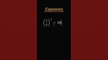 Solving Exponential Equation #matholympiad#exponential#mathconcepts#shortsviral#equation#mathtricks