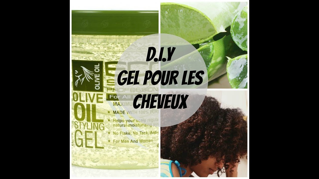 DIY GEL POUR LES CHEVEUX MAISON - YouTube