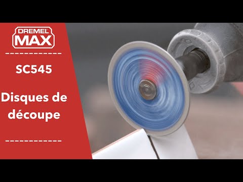 Dremel Max SC545DM Disque à tronçonner en diamant pour de découpes fines  dans les matériaux durs 