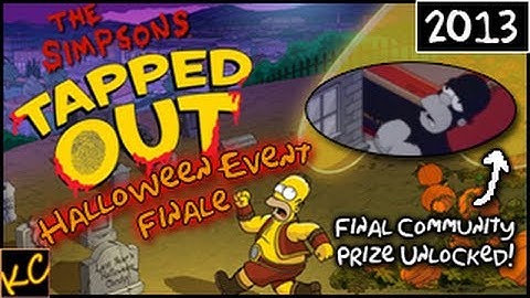 KC Plays! - The Simpsons: Tapped Out | Halloween Event (END)(2013)