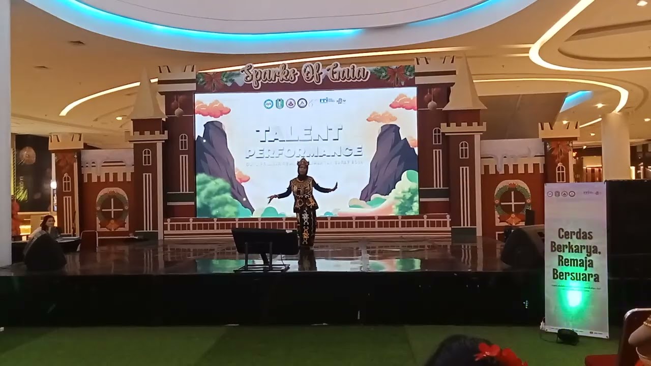 Acara duta pelajar rmj Kalbar pnmpln bakat tari tradisional Melayu dicntr atrm gaia bm ry city mall 