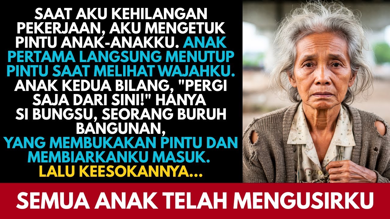 Aku Bangkrut Jadi Gembel—Anakku Yang Kaya Menolakku Kecuali Si Bungsu Yang Seorang Kuli Bangunan