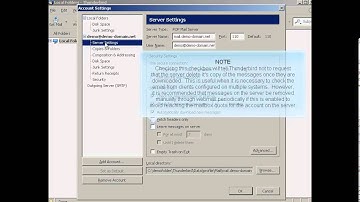 Adding email accounts in Thunderbird