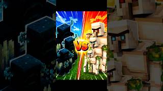 100 GOLEMS vs 10 WARDENS 😱 Who Wins? | Minecraft Battle #shorts