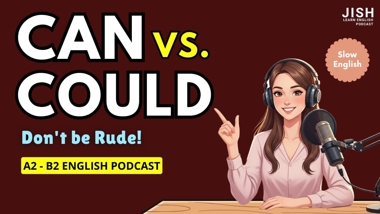 Everyday English: How to Ask Favors Politely (Can vs. Could) | Spoken English Conversation Lesson
