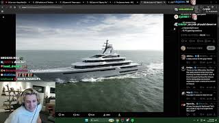 xQc Reacts to Gabe Newell's new $500 Million yacht