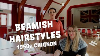 1950s chignon... get the Beamish hairstyle look!