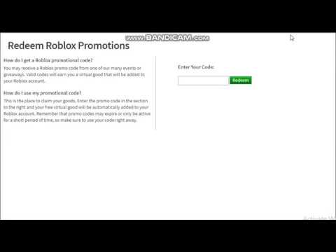 (Roblox) ახალი პრომოკოდი რობლოქსში? ნაწილი2