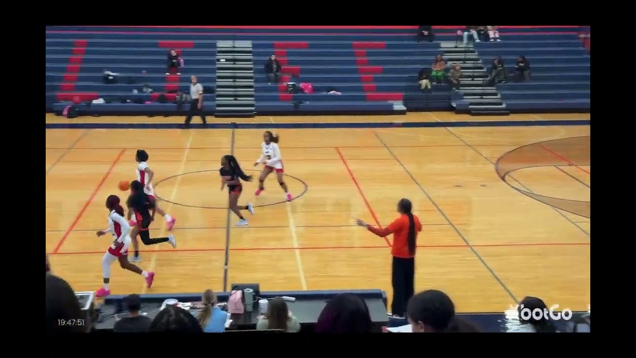 Life School Waxahachie vs Farris, January 20, 2026. Kayla Abney scores her 1000 career points. 