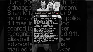 ELIZABETH SMART 9 MONTHS 💔😭