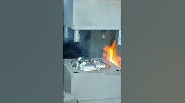 Bicycle forging parts, secondary forging takes one second to form#forging #cnc