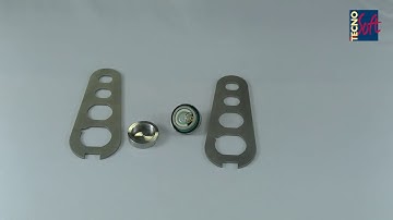 140°C IP68 Temp Recorder, SterilDisk Probe 10, battery replace with the Universal Opening Tool