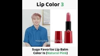 BTS Members Favorite Lip Balm Color That Suit You! 😍😍