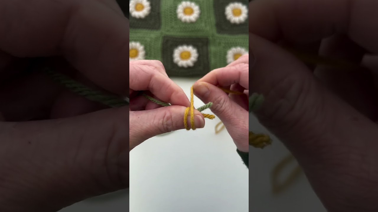 The most secure way to join two yarns