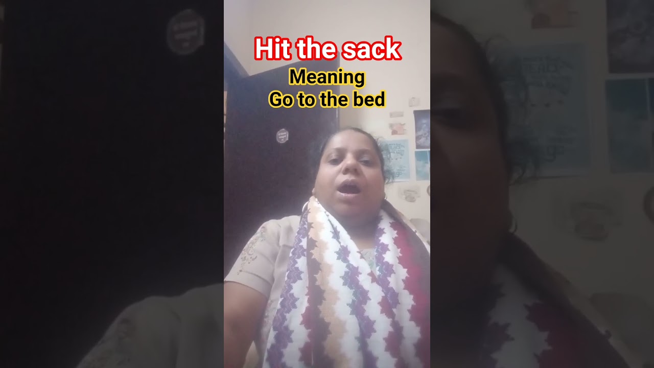 Phrase Hit the sack || Learn English || 