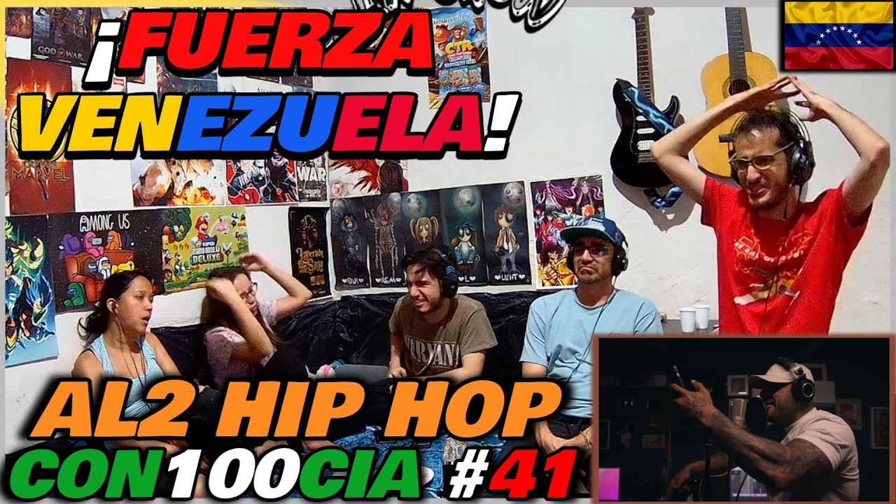 ✊COLOMBIANOS REACCIONAN a AL2 EL ALDEANO - ¡FUERZA VENEZUELA! [HIP HOP CON100CIA #41]🔥
