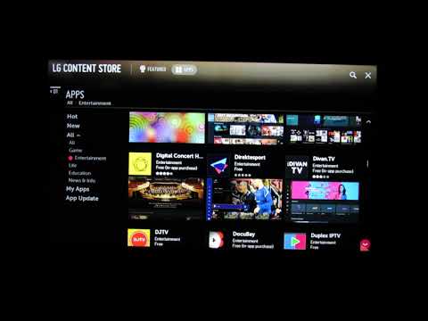 LG Content Store Quick Tour on LG 32LM6300PLA LED Smart TV