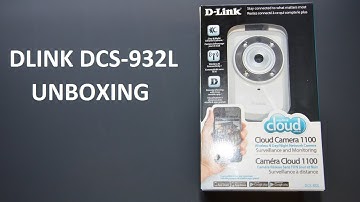 DLink DCS-932L WiFi Camera Unboxing