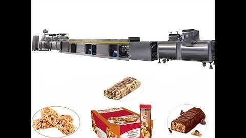 DRC 75 Cereal Bar Making Machine to make cereal bar from Darin