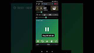 Menggunakan aplikasi metronome di HP android