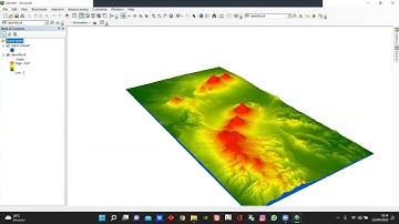 membuat peta 3D dengan ArcScene
