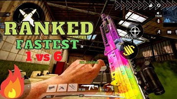 Fastest 1v6 Clutch in Ranked Team Deathmatch ( 1vs6)