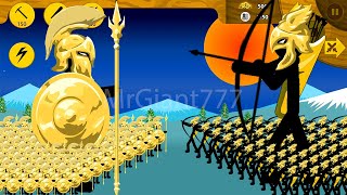 GOLDEN SPEARTON VS GOLDEN ARCHER KYTCHU ARMY EPIC WAR | Stick War Legacy Mod | MrGiant777