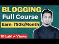 Free blogging course 2024  how to start a wordpress blog and earn money in 2024